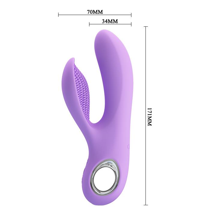 WIBRATOR MAZAŻER STYMULATOR CANROL USB BLUE 7 function