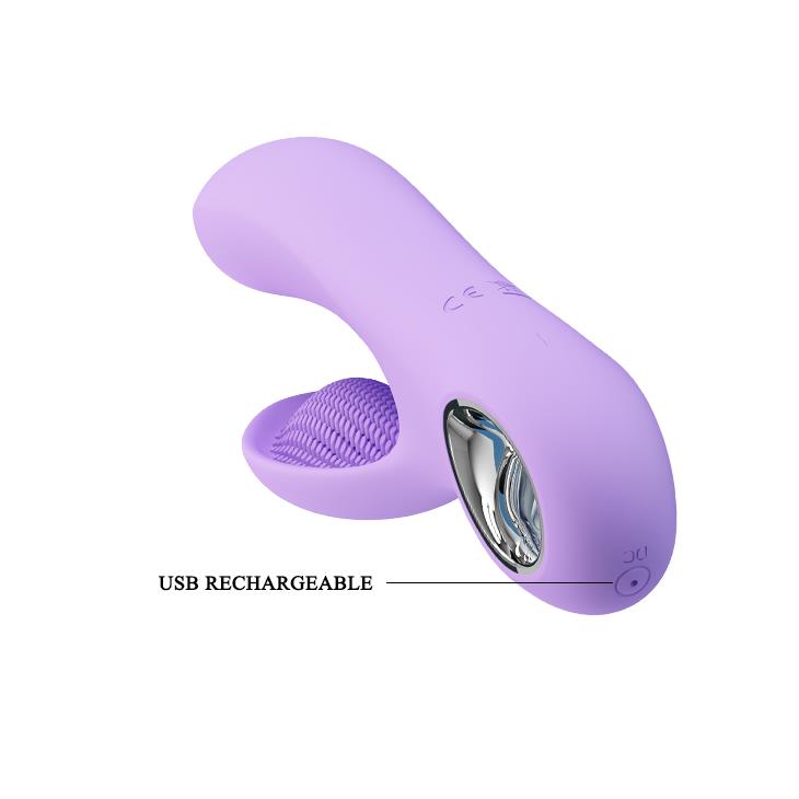 WIBRATOR MAZAŻER STYMULATOR CANROL USB BLUE 7 function