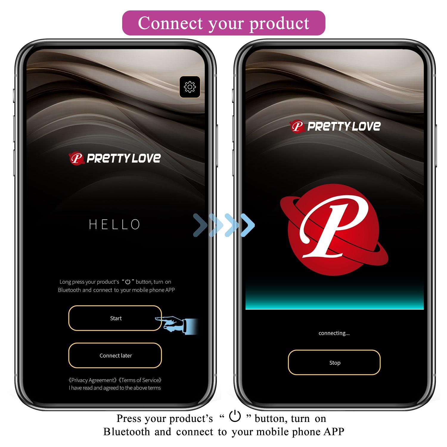 Pretty Love - August, Mobile App Long-Distance Control 12 Vibration