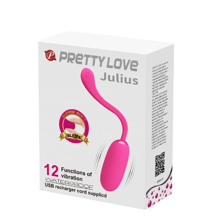 Pretty Love - Julius Egg Pink 12 Function Vibrations