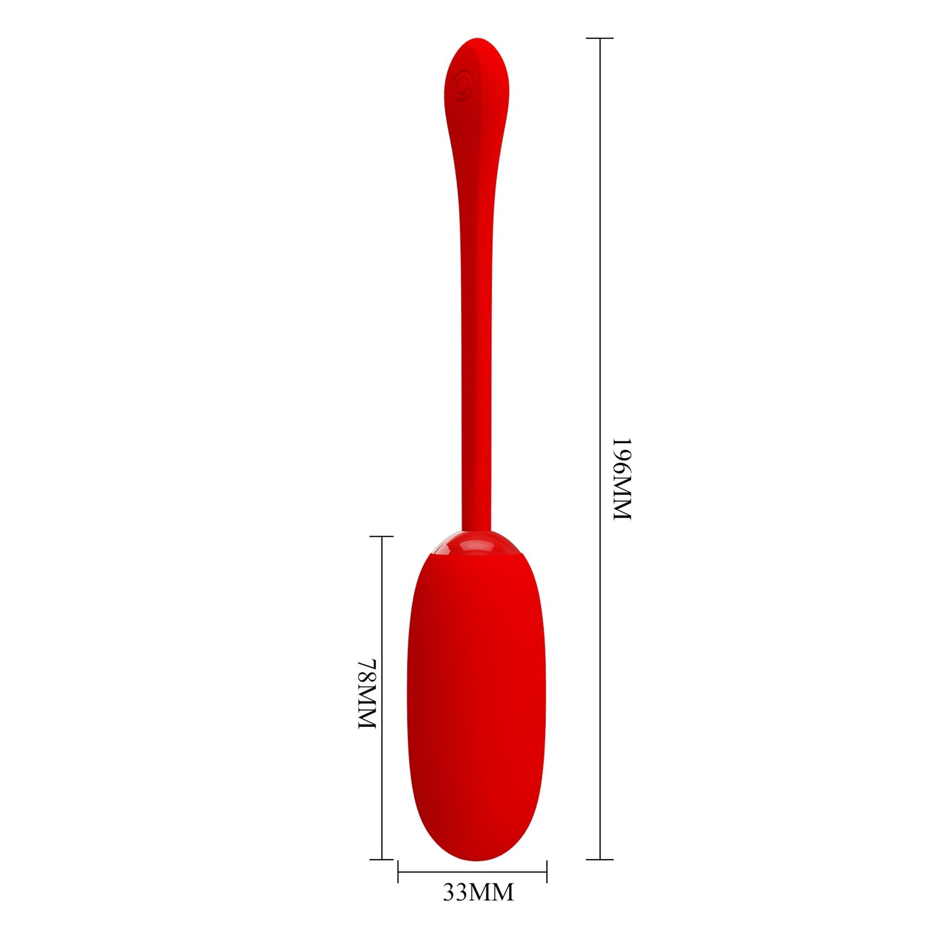 Pretty Love - Julius Egg Red 12 Function Vibrations
