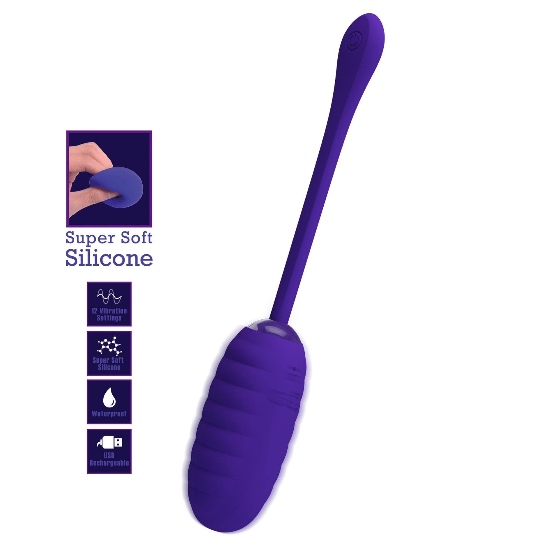 Pretty Love - Kirk Super Soft Silicone, 12 Vibration Functions