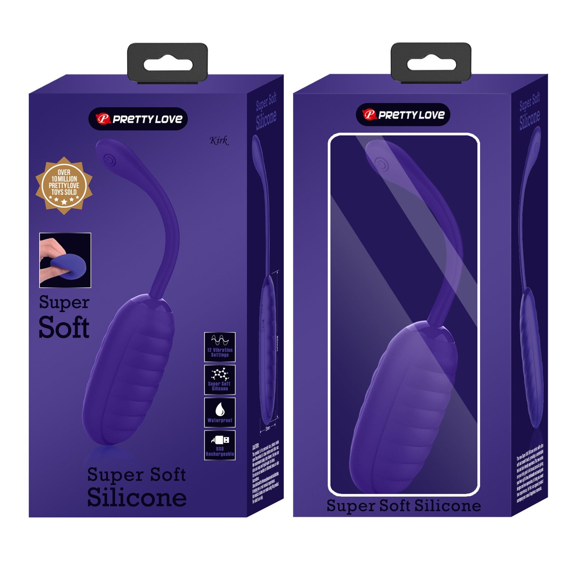 Pretty Love - Kirk Super Soft Silicone, 12 Vibration Functions