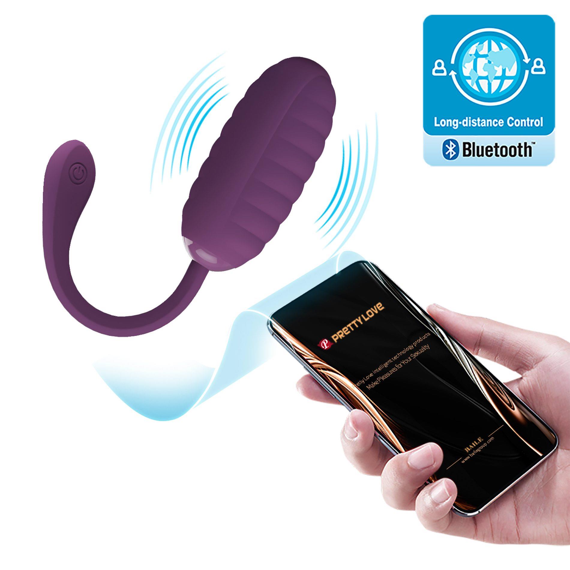Pretty Love - Casper Purple 12 Vibration Functions Mobile App Remote