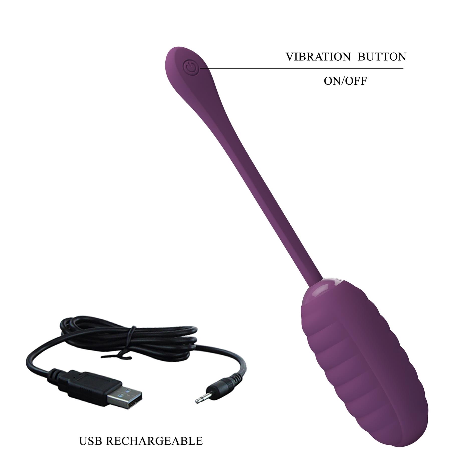 Pretty Love - Casper Purple 12 Vibration Functions Mobile App Remote