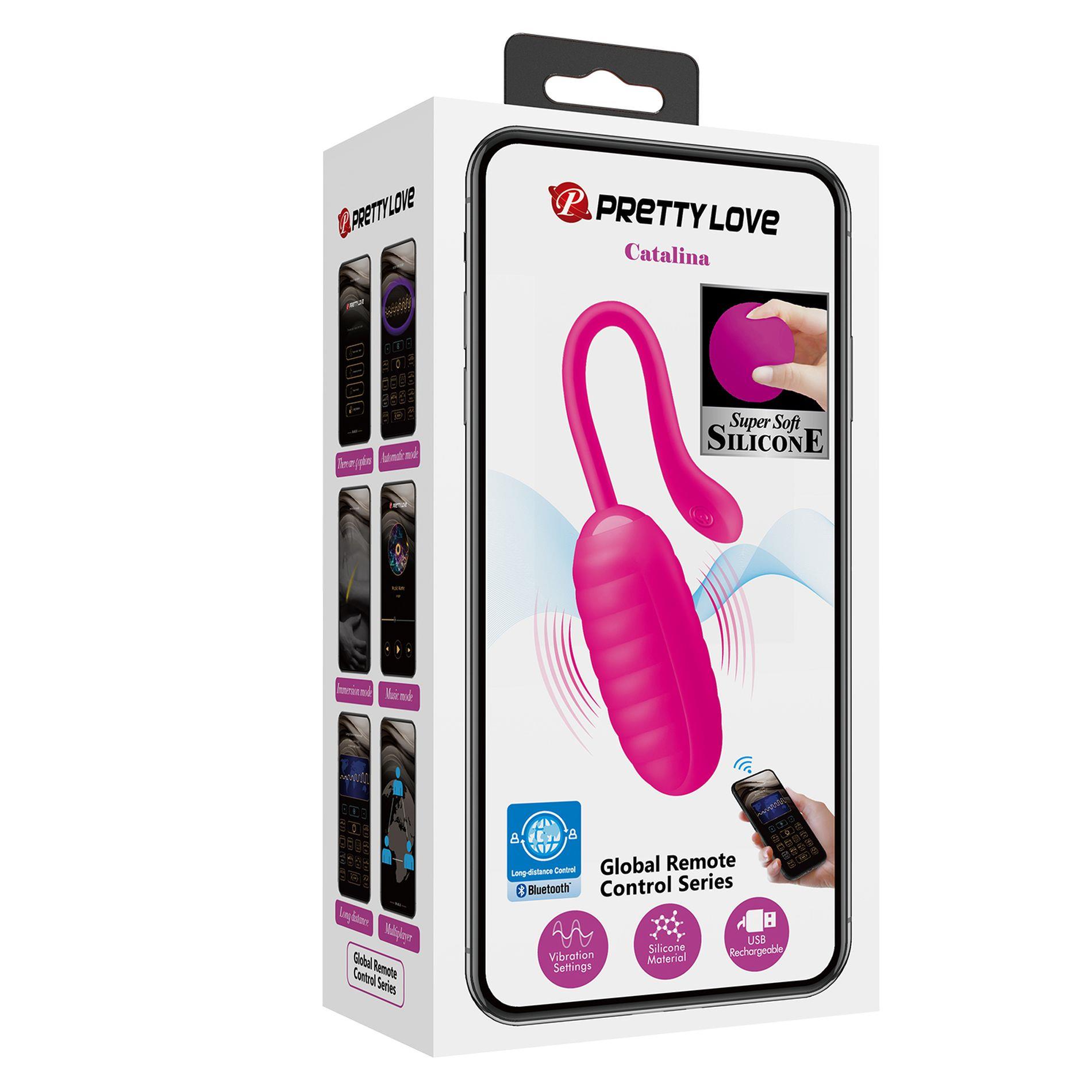 Pretty Love - Catalina, 12 Vibration Functions Mobile App Long-Distance