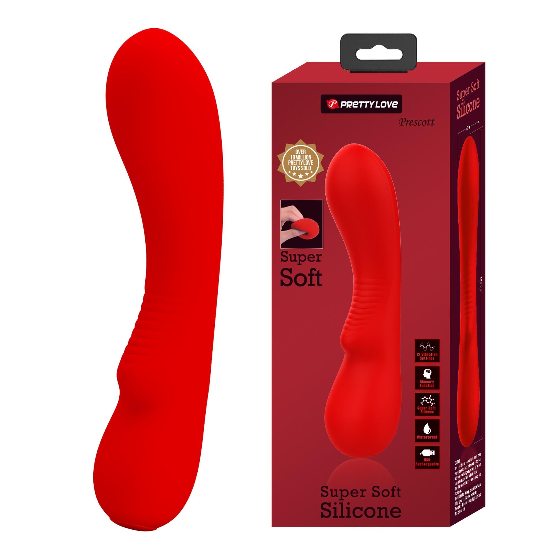 Pretty Love - Matt Red 12 Vibration Functions Memory Function