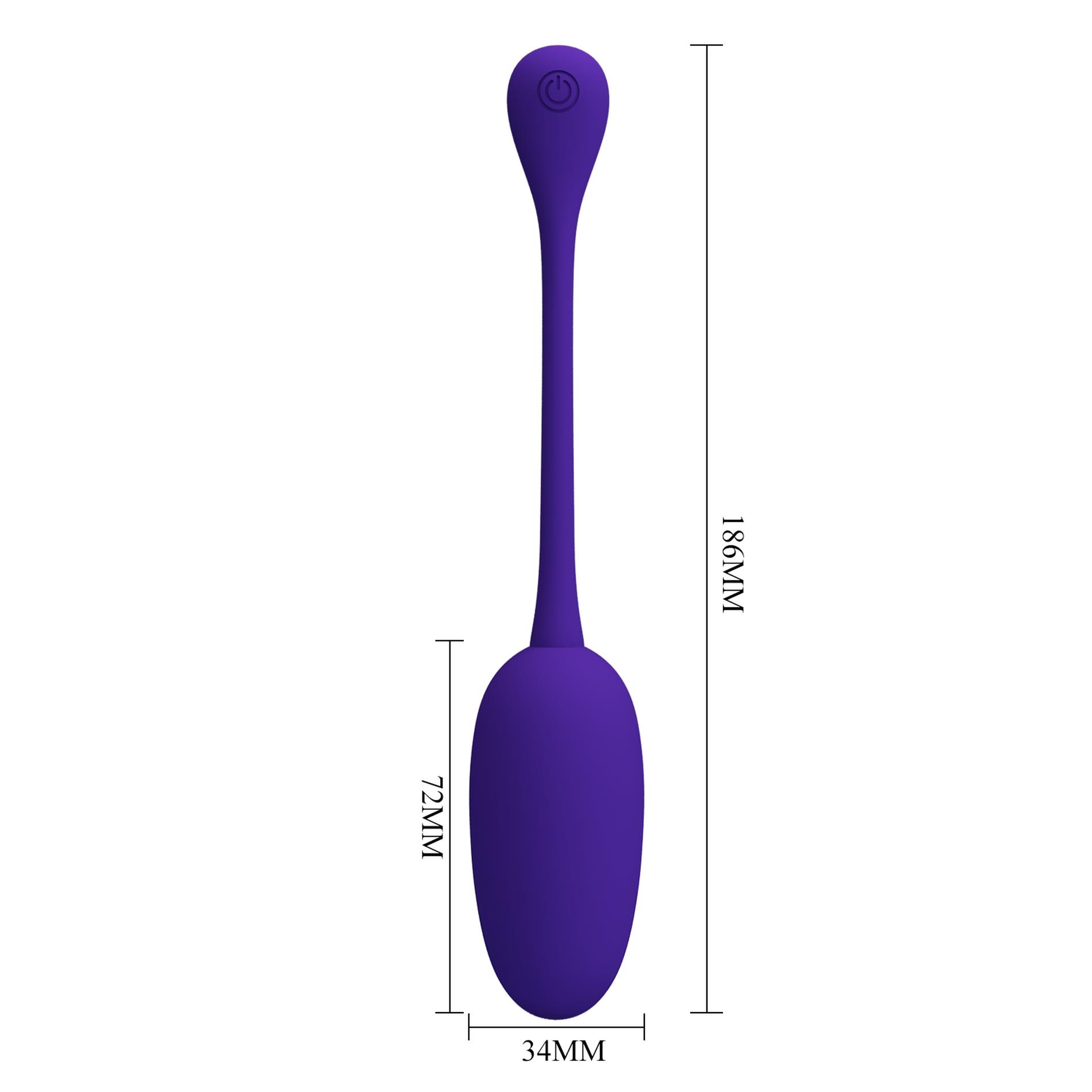 Pretty Love - Knucker Purple, 12 Vibration Functions Memory Function