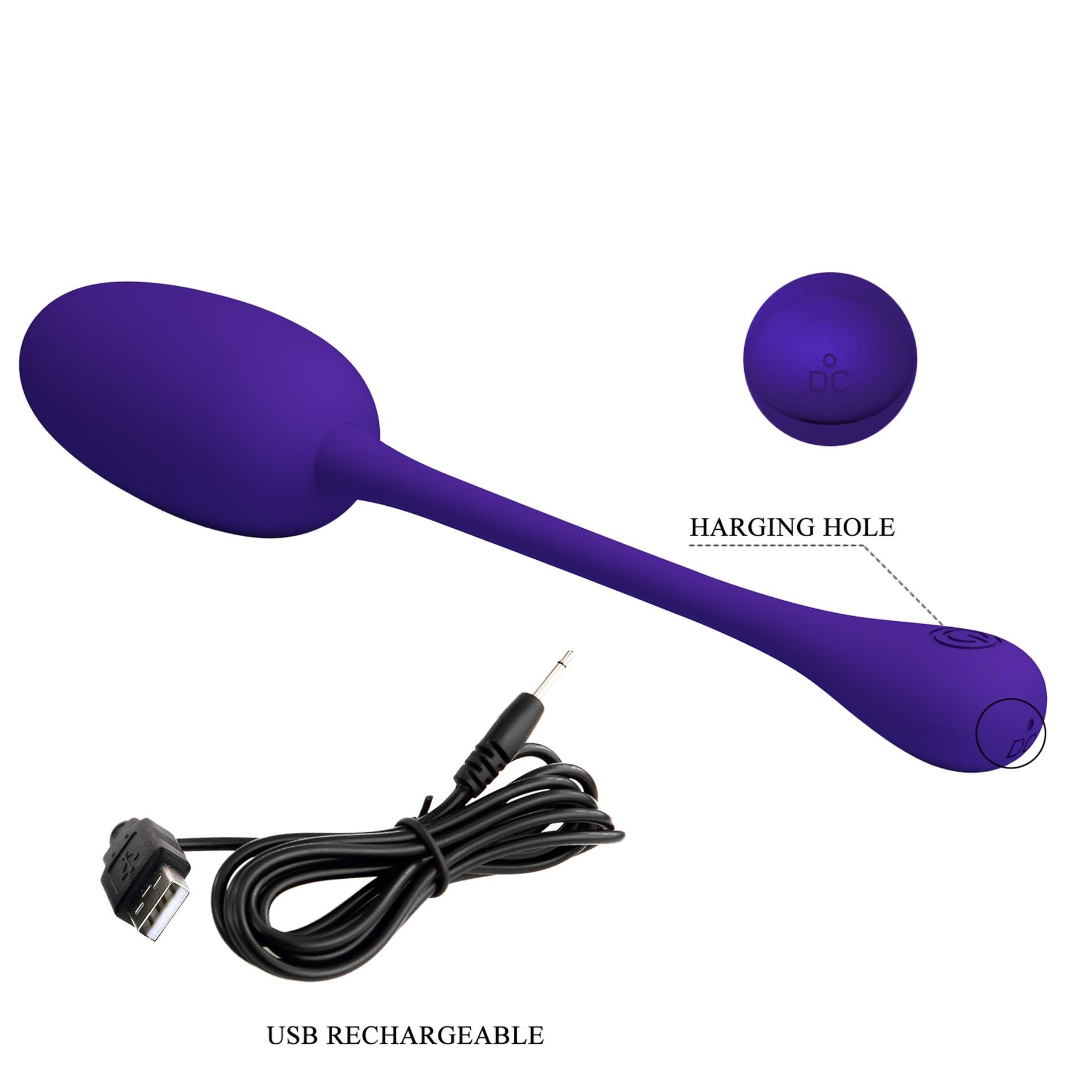 Pretty Love - Knucker Purple, 12 Vibration Functions Memory Function