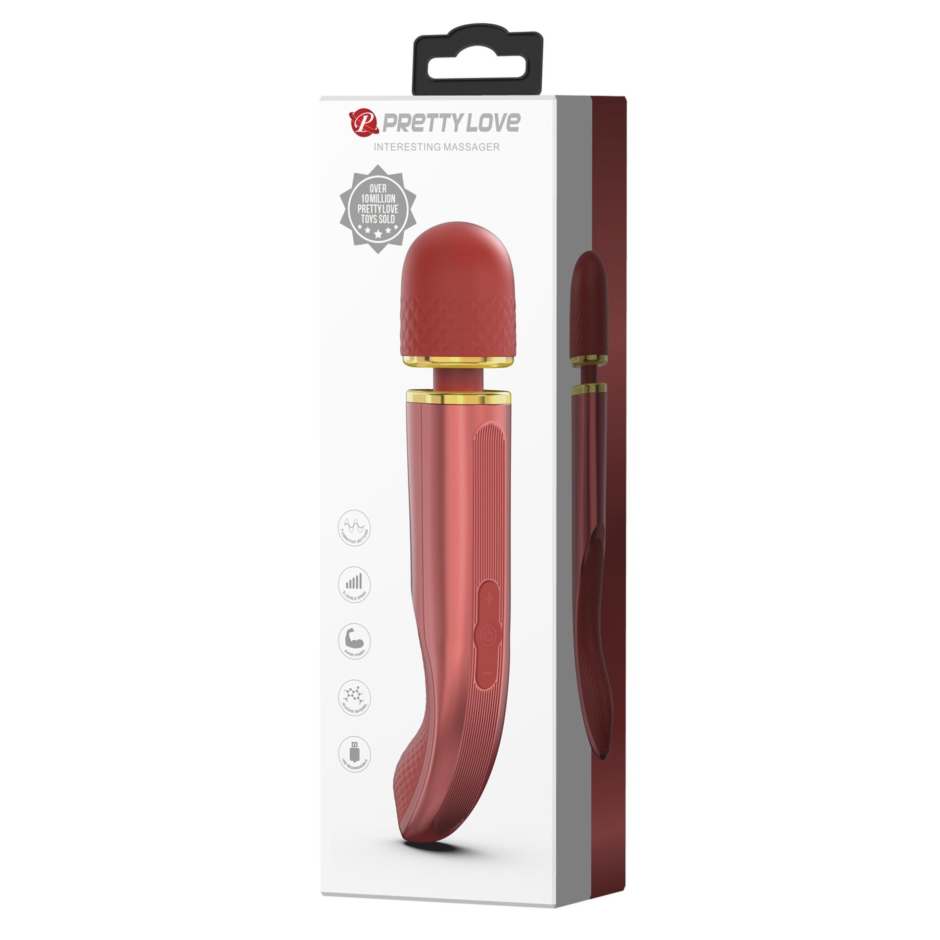 Pretty Love - Interesting Massager 5 Levels Of Speed Control 7 Vibration
