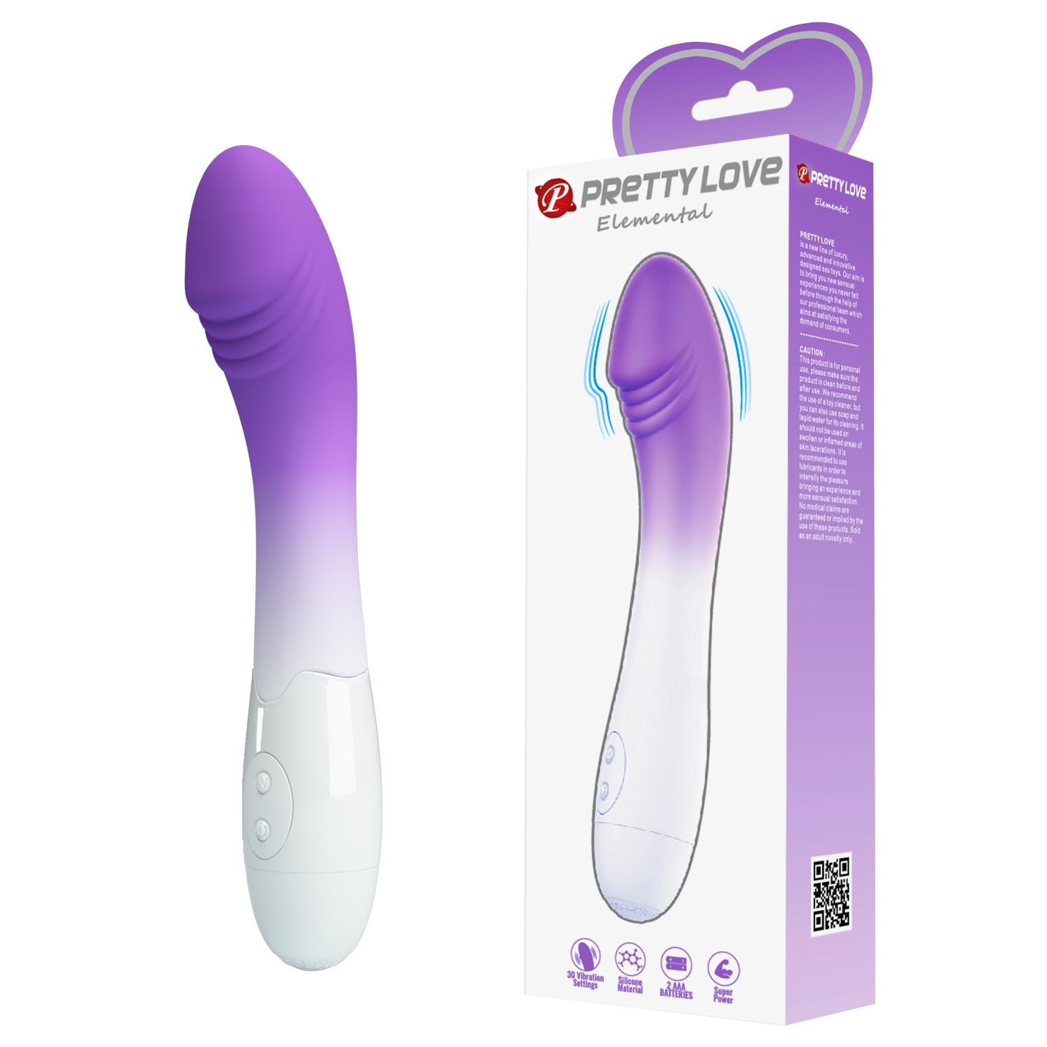 Pretty Love - Elemental, 30 Vibration Functions, Silicone Abs