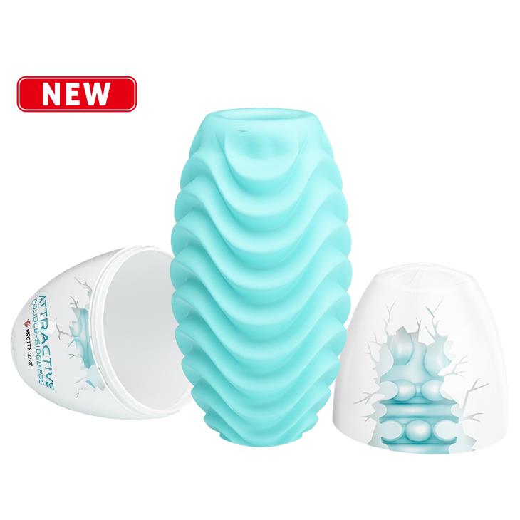 Mini masturbator w kształcie jajka Attractive double side egg