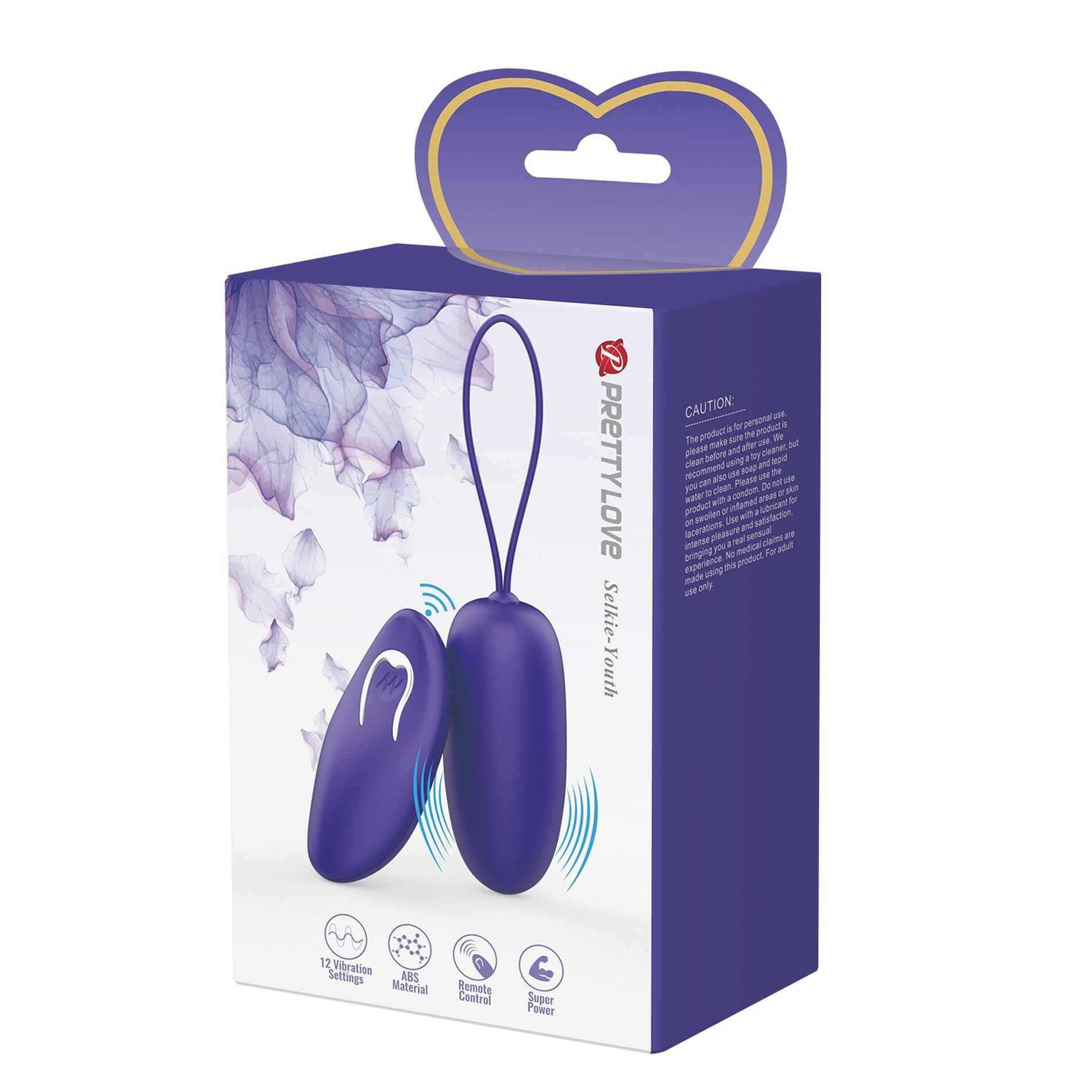 Pretty Love - Selkie - Youth, 12 Vibration Functions Wireless Remote
