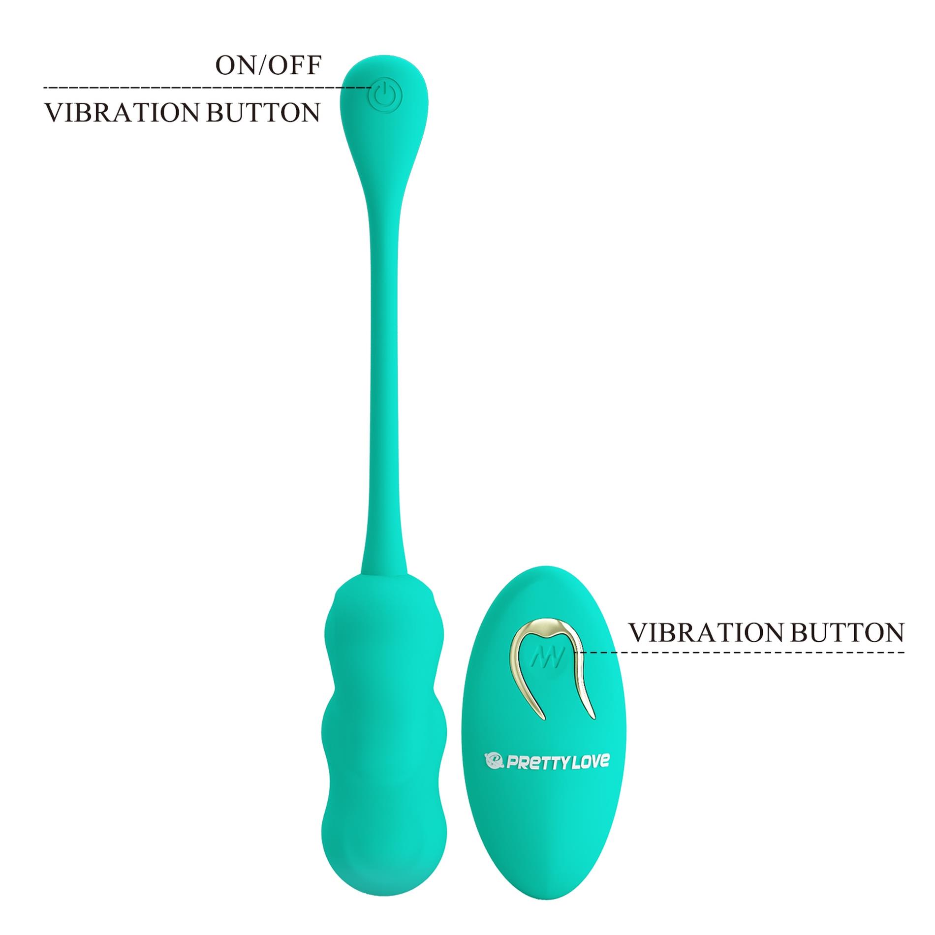 Pretty Love - Leshy Dream Chaser 4, Green, 12 Vibration Functions Wireless