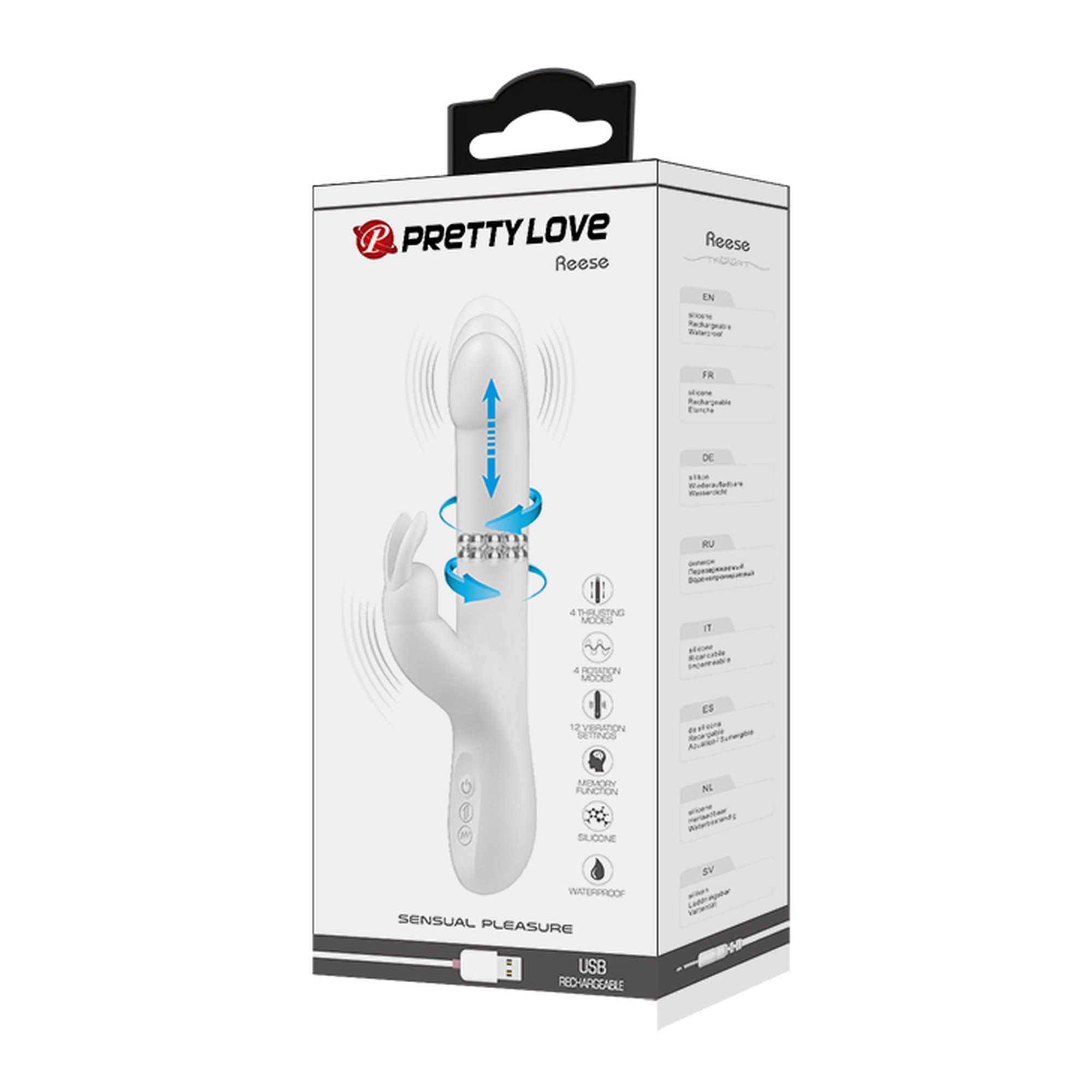 Pretty Love - Reese, 12 Vibration Functions 4 Rotation Functions 4