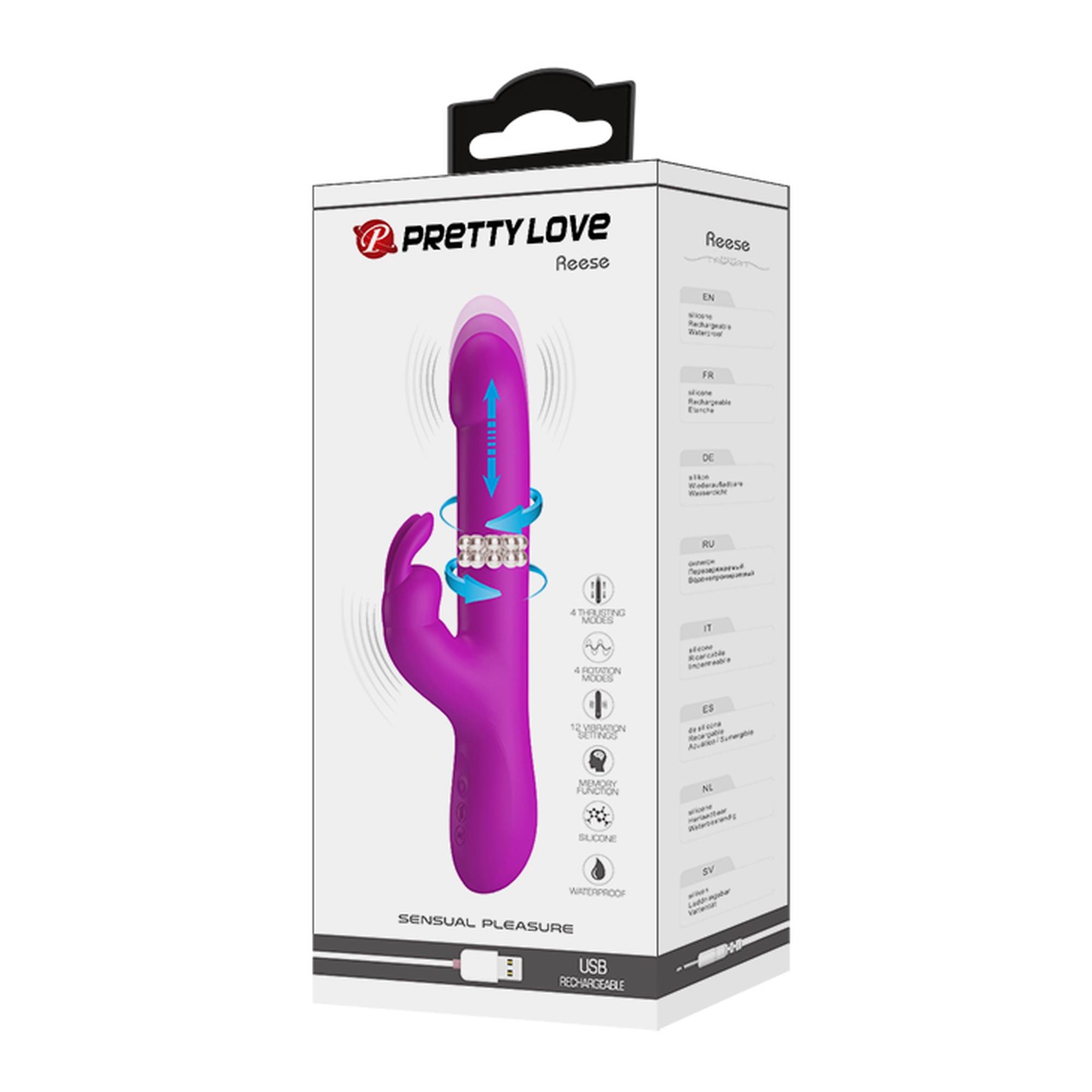 Pretty Love - Reese, 12 Vibration Functions 4 Rotation Functions 4 Thrustin