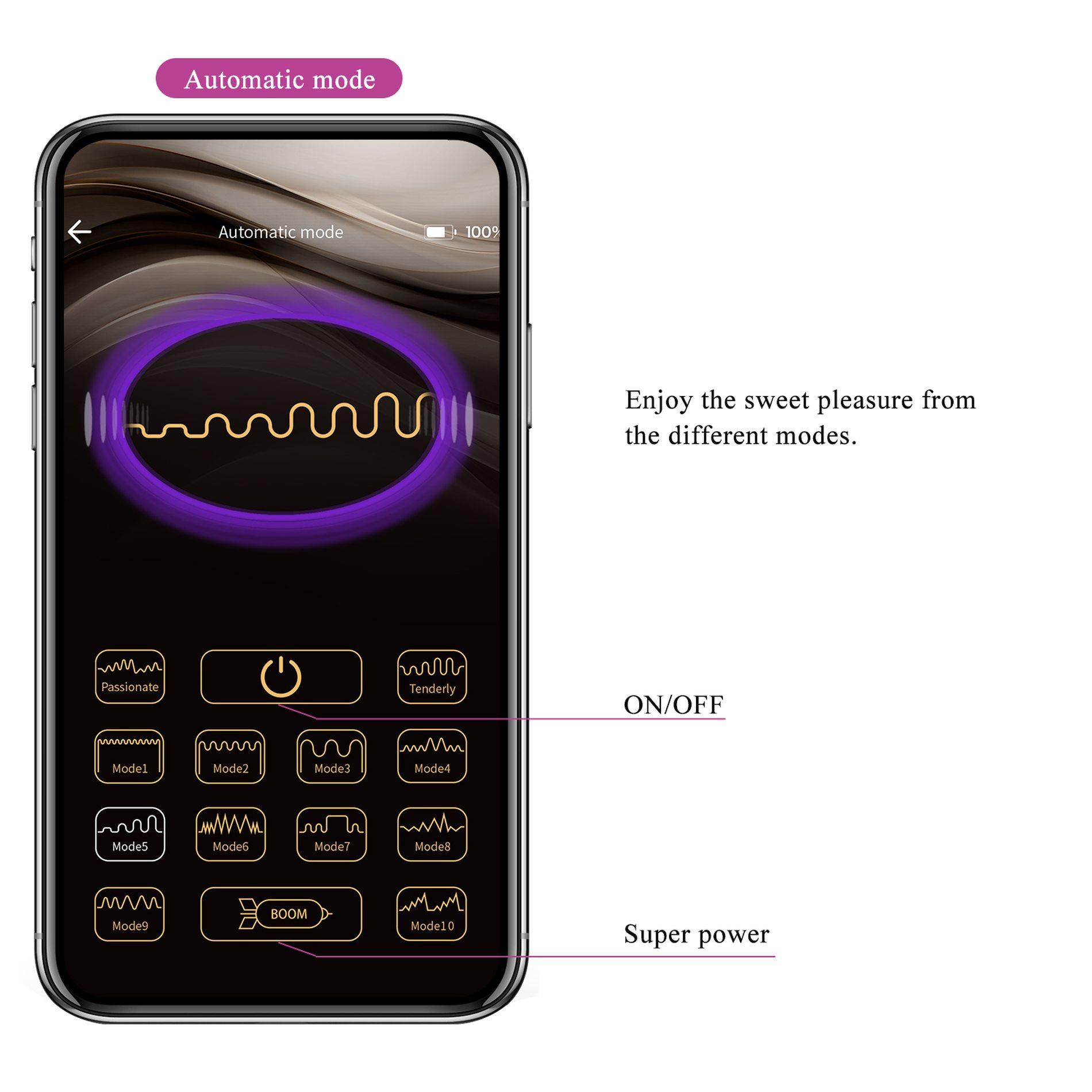 Pretty Love - Jayleen, 12 Vibration Functions Mobile App Long-Distance