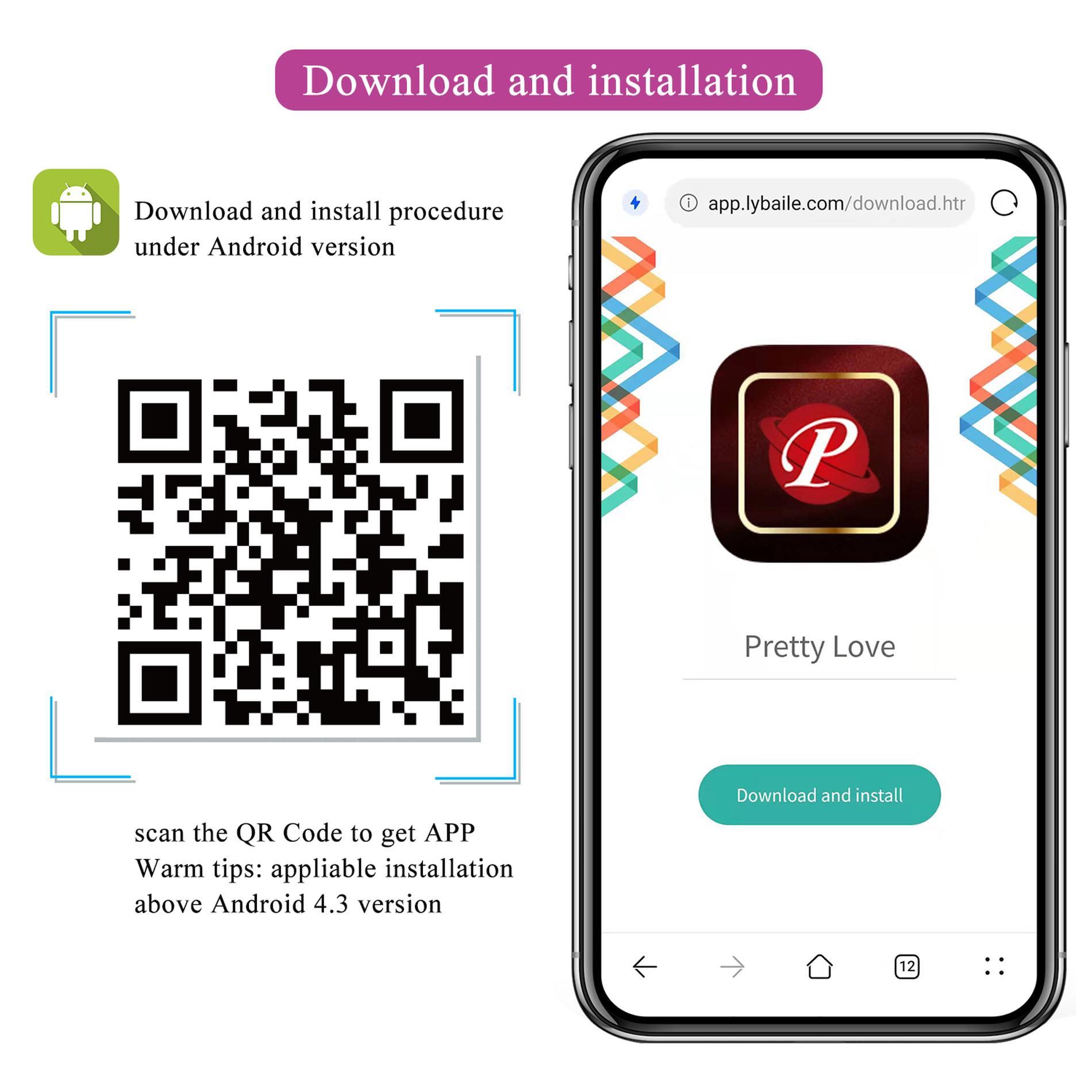 Pretty Love - Catalina, 12 Vibration Functions Mobile App
