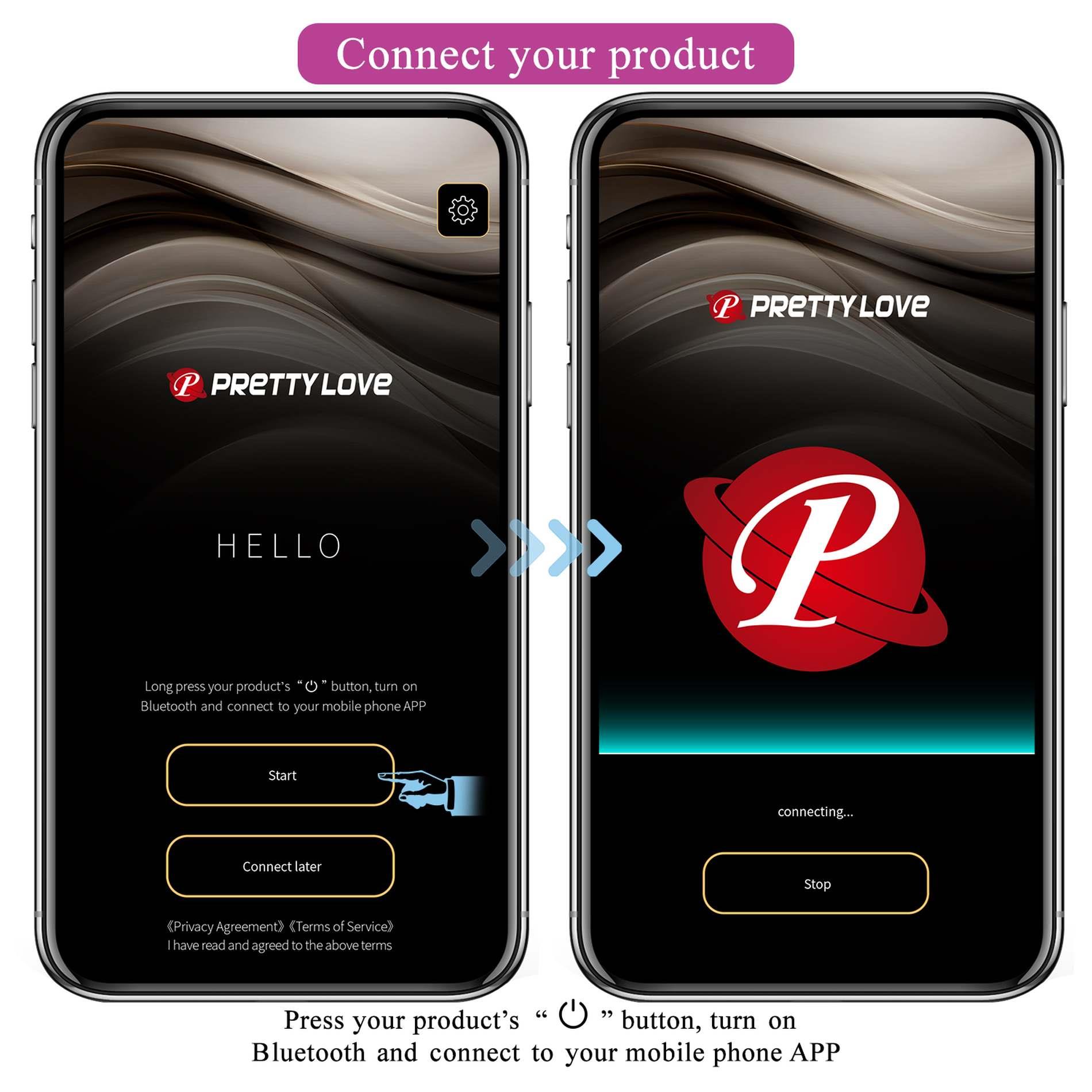 Pretty Love - Catalina, 12 Vibration Functions Mobile App
