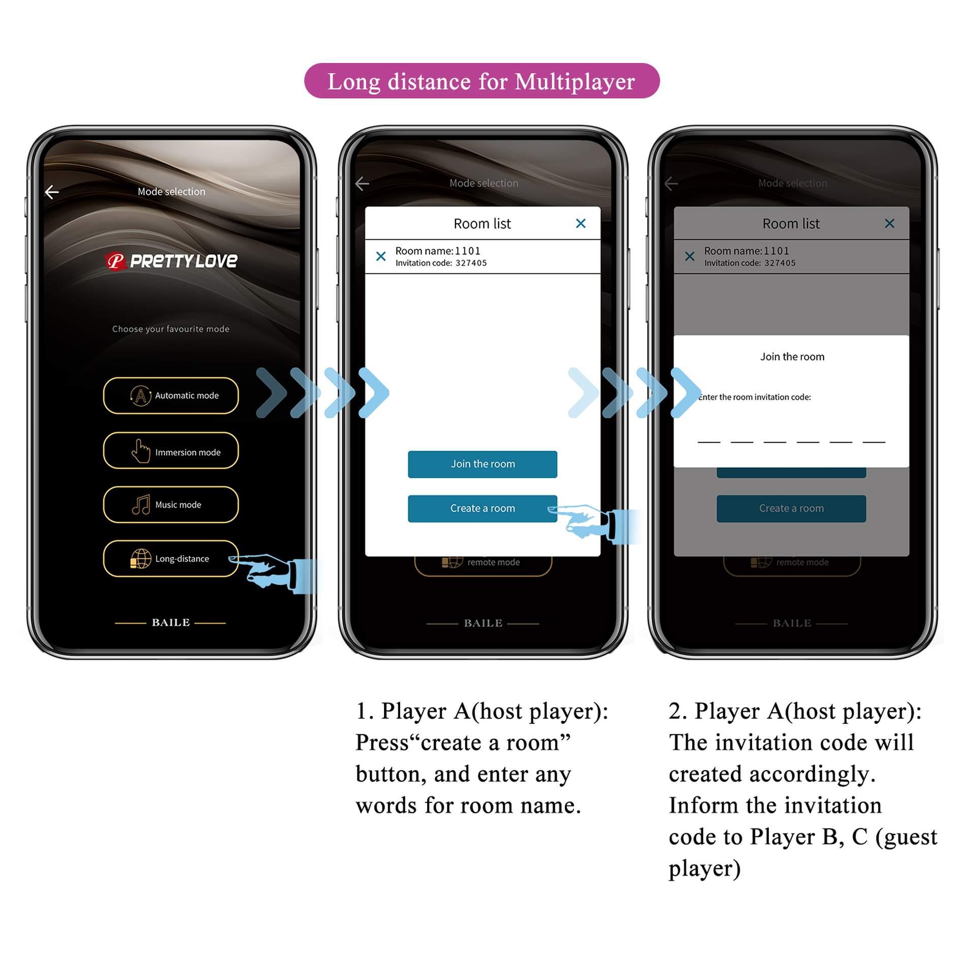 Pretty Love - Catalina, 12 Vibration Functions Mobile App