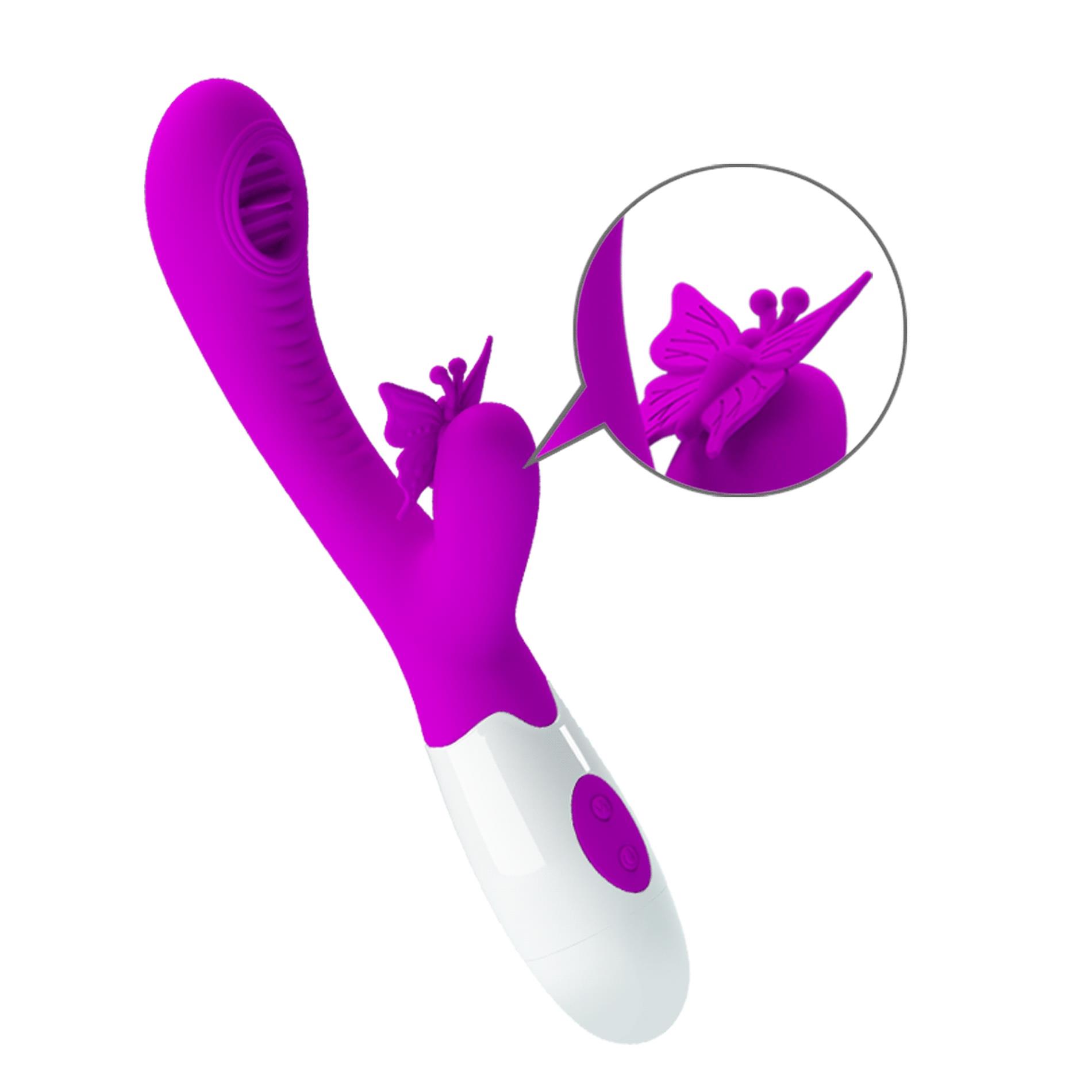 Pretty Love - Moth, 12 Vibration Functions 3 Licking Settings