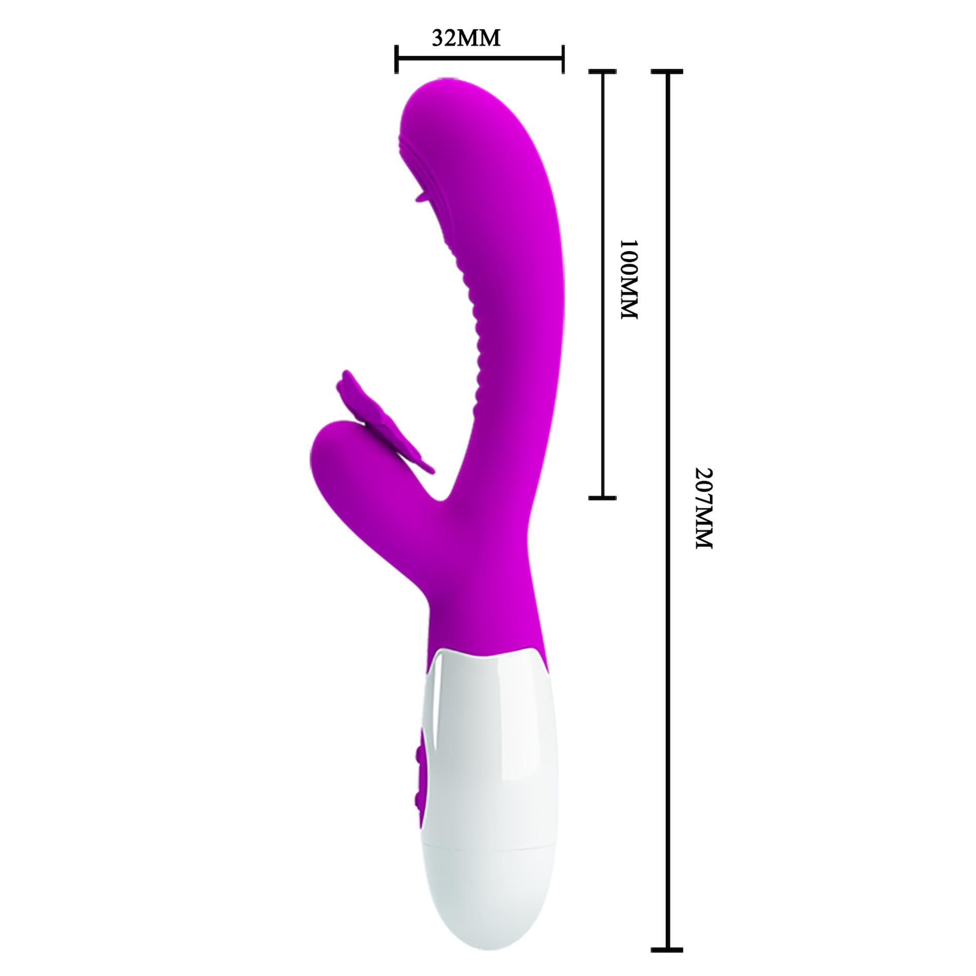 Pretty Love - Moth, 12 Vibration Functions 3 Licking Settings