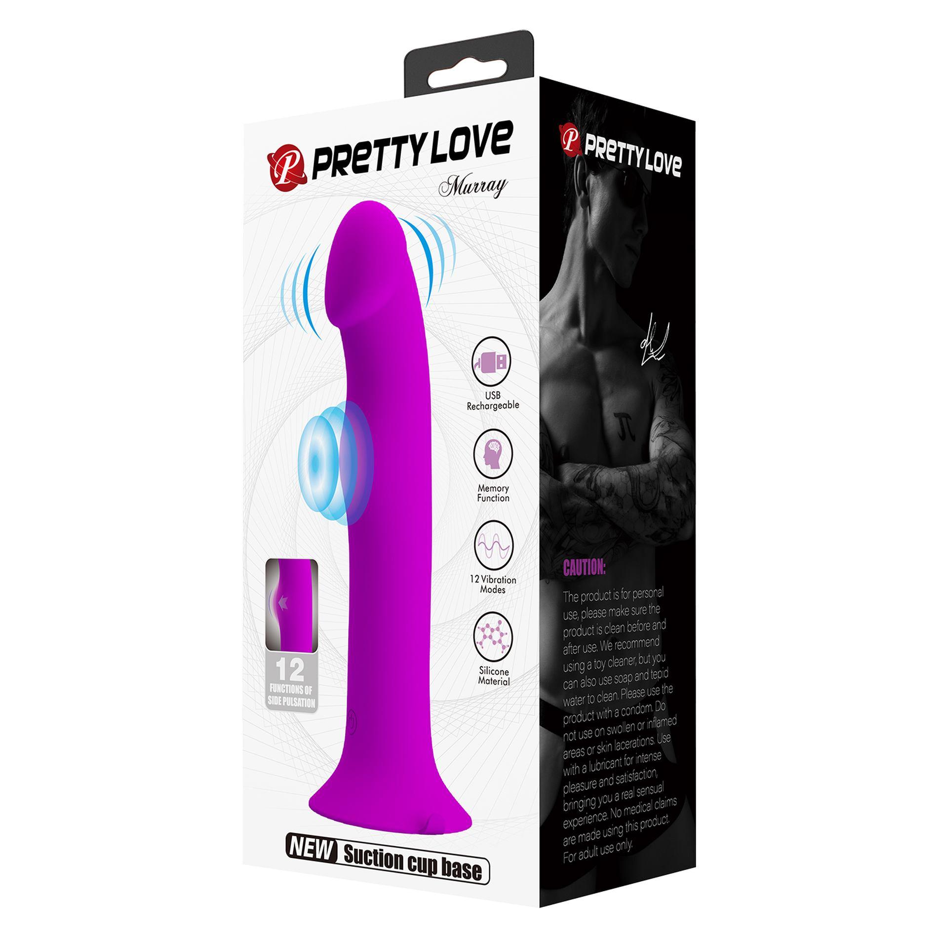 Pretty Love - Murray Purple, 12 Vibration Functions 12 Pulse Wave Settings