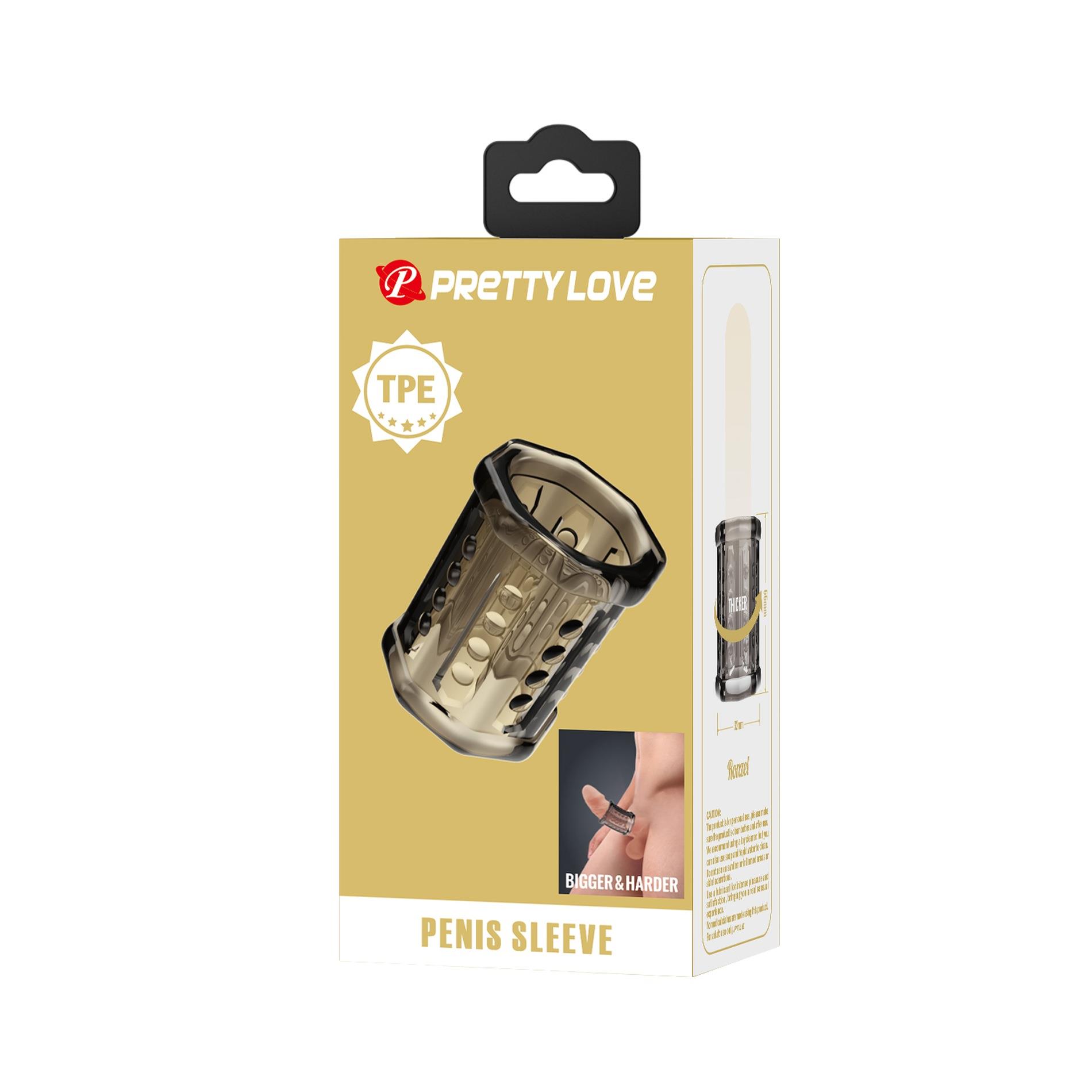 Pretty Love Penis Sleeve, Tpr, Waterproof