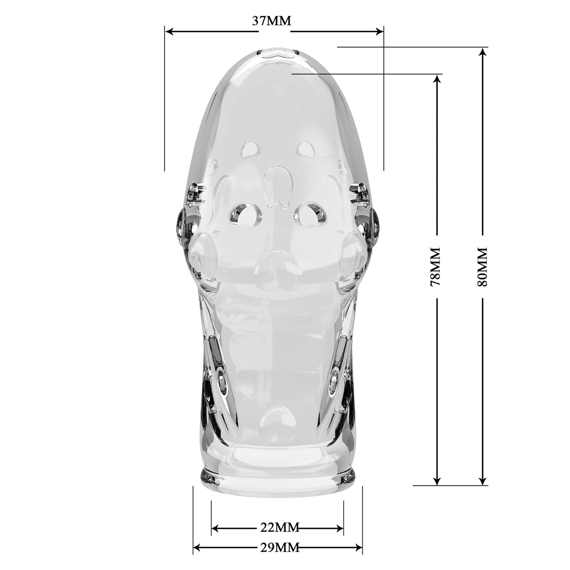 Pretty Love Penis Sleeve – Booker (Clear)