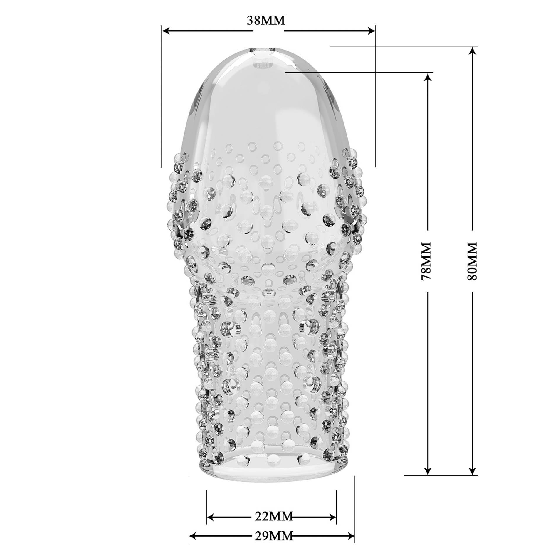 Pretty Love Penis Sleeve – Becks (Clear)