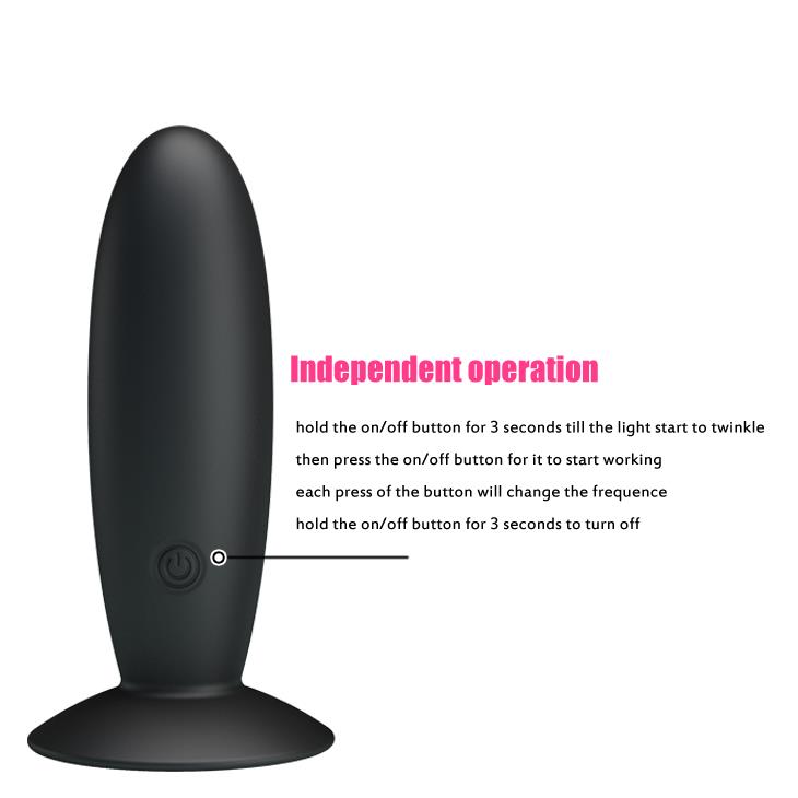 Pretty Love - Remote Control Vibrating Plug 12 Function