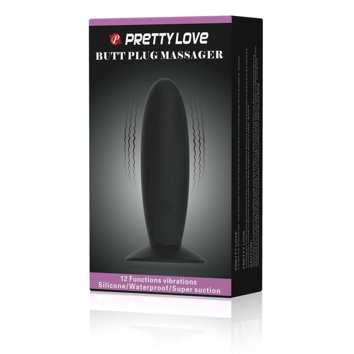 WIBRATOR MAZAŻER STYMULATOR BUTT PLUG MASSAGER 12 function