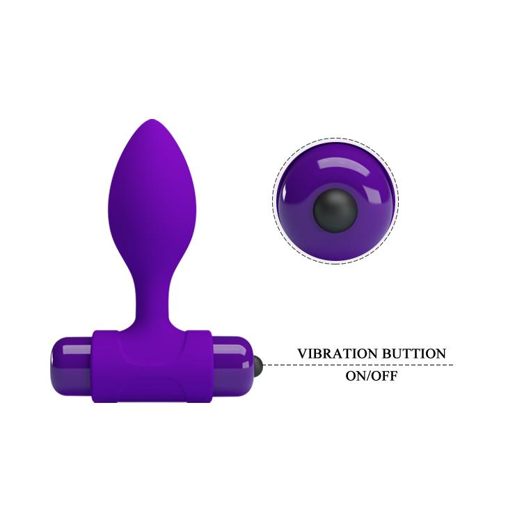 Pretty Love -Vibra Butt Plug Purple