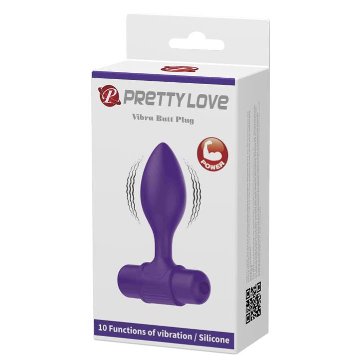Pretty Love -Vibra Butt Plug Purple