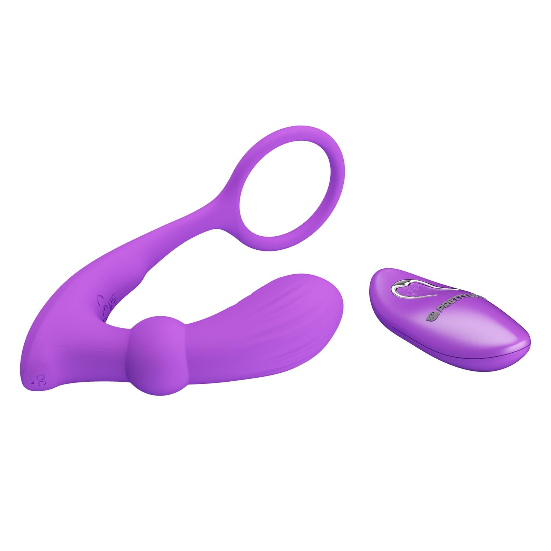 Pretty Love - Warren Purple, Wireless Remote Control 12 Pulse Wave Settings
