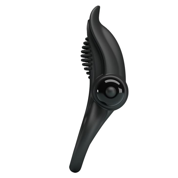 Pretty Love - Vibrant Penis Ring Black- 10 Function Vibrations