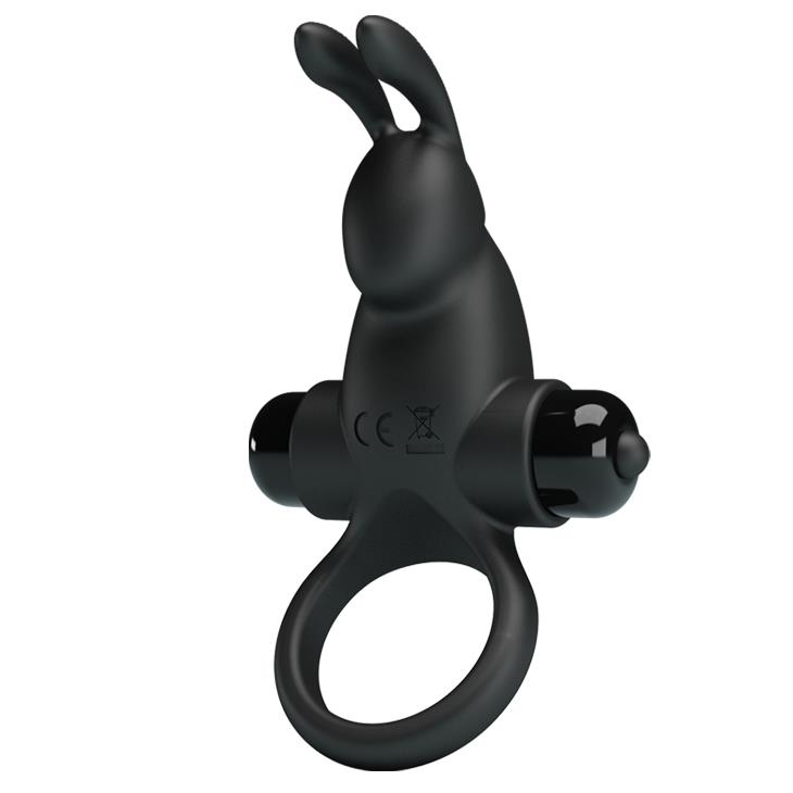 Pretty Love - Vibrant Penis Ring I Black