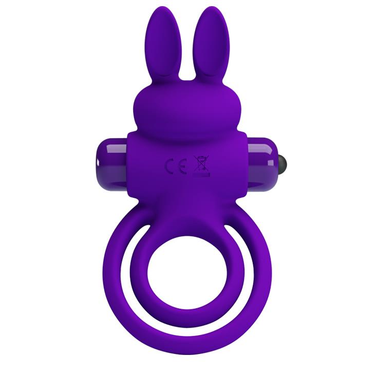 Pretty Love - Vibrant Penis Ring Iii 10 Functions Purple