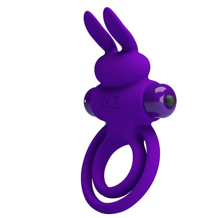 Pretty Love - Vibrant Penis Ring Iii 10 Functions Purple