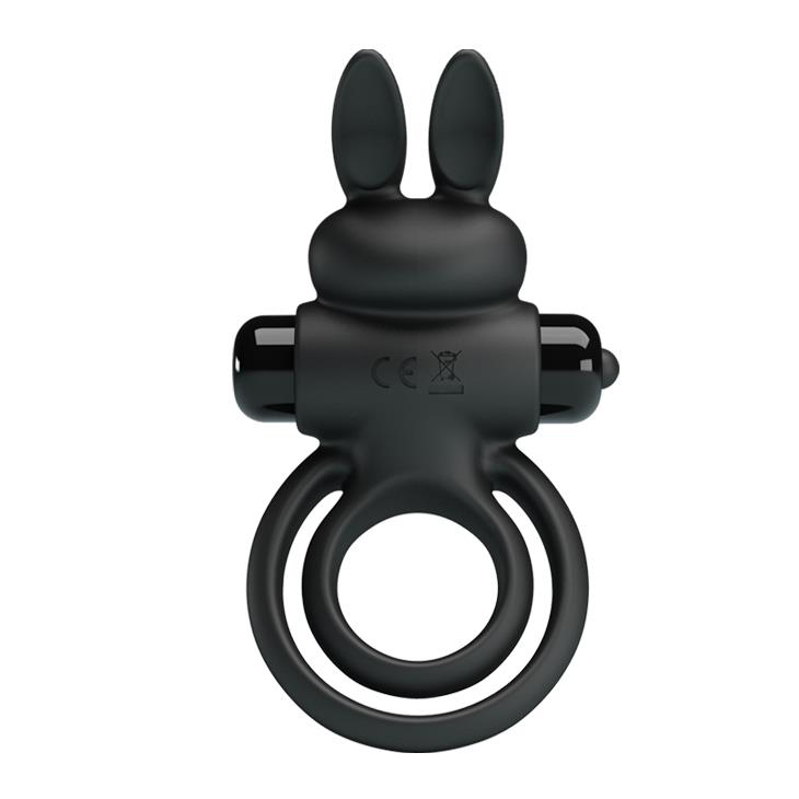 Pretty Love - Vibrant Penis Ring Iii Black