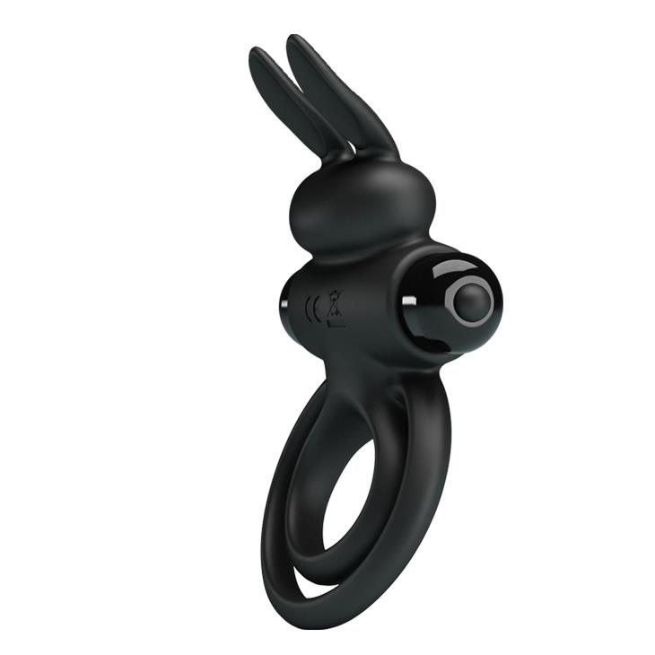 Pretty Love - Vibrant Penis Ring Iii Black