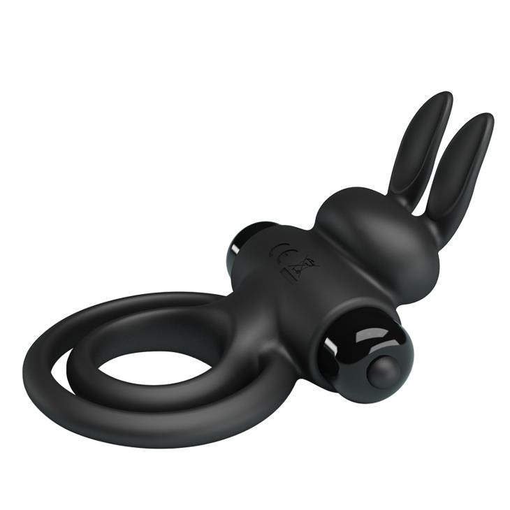 Pretty Love - Vibrant Penis Ring Iii Black