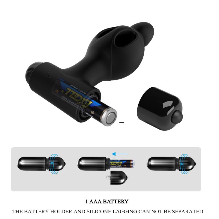 Mr Play - Silicone Vibrating Anal Plug