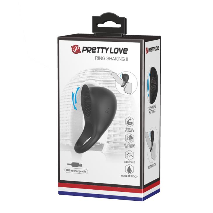 Pierscień wibrujący na penisa  RING SHAKING II