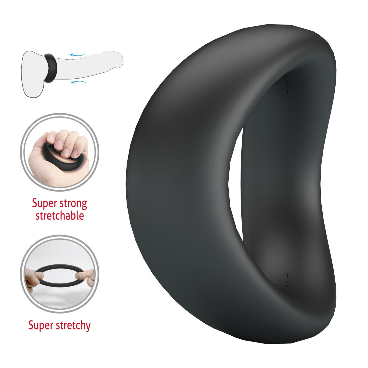 Crazy Bull Valen – Silicone Cock Ring
