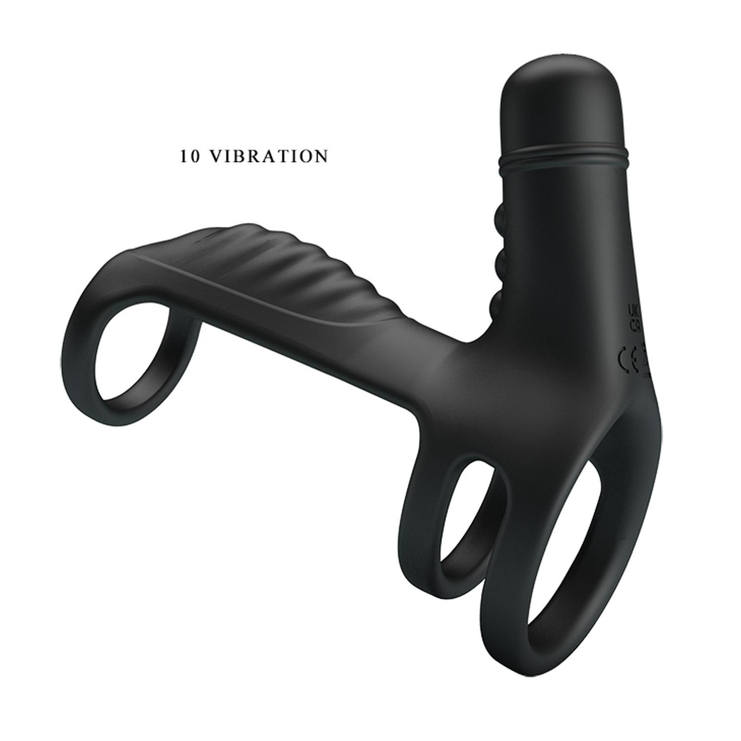 Pretty Love- Vibratingpenis Sling, 10 Vibration Functions