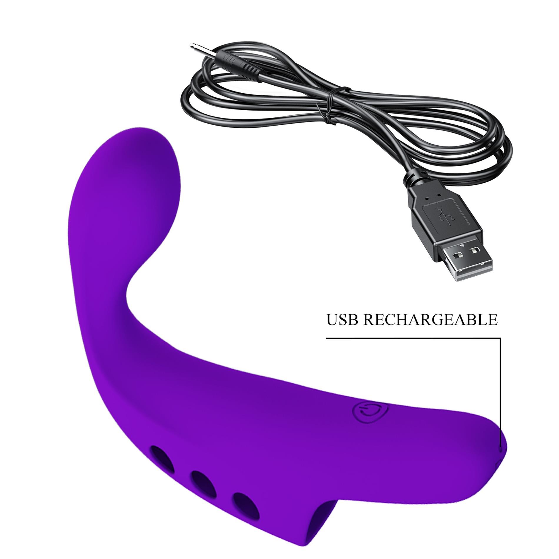 Pretty Love - Fingering Vibrator Gorgon Purple,  10 Vibration Functions