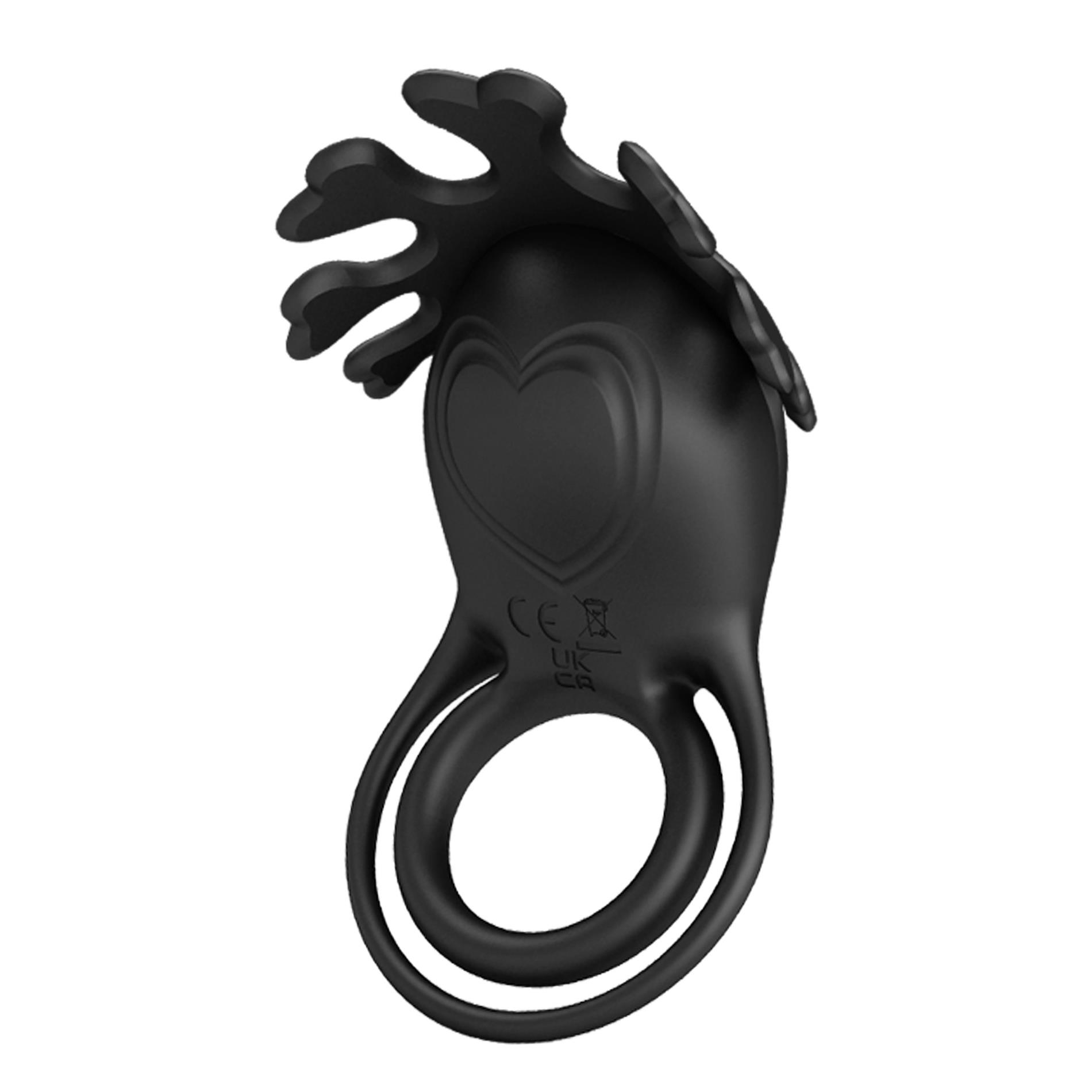 Pretty Love - Vibrant Penis Ring Ruben Black, 7 Vibration Functions