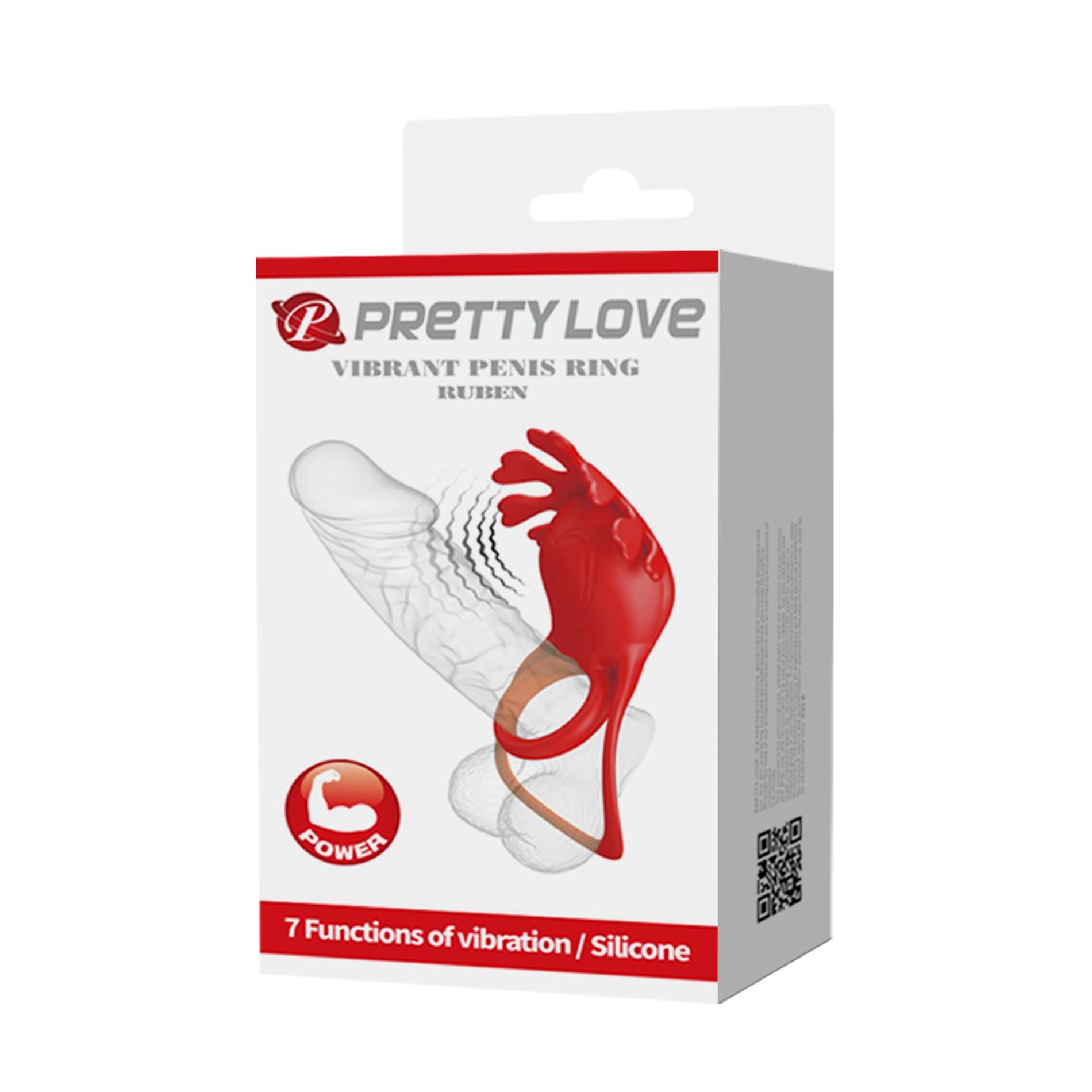 Pretty Love - Vibration Penis Ring, Ruben, 7 Vibration Functions