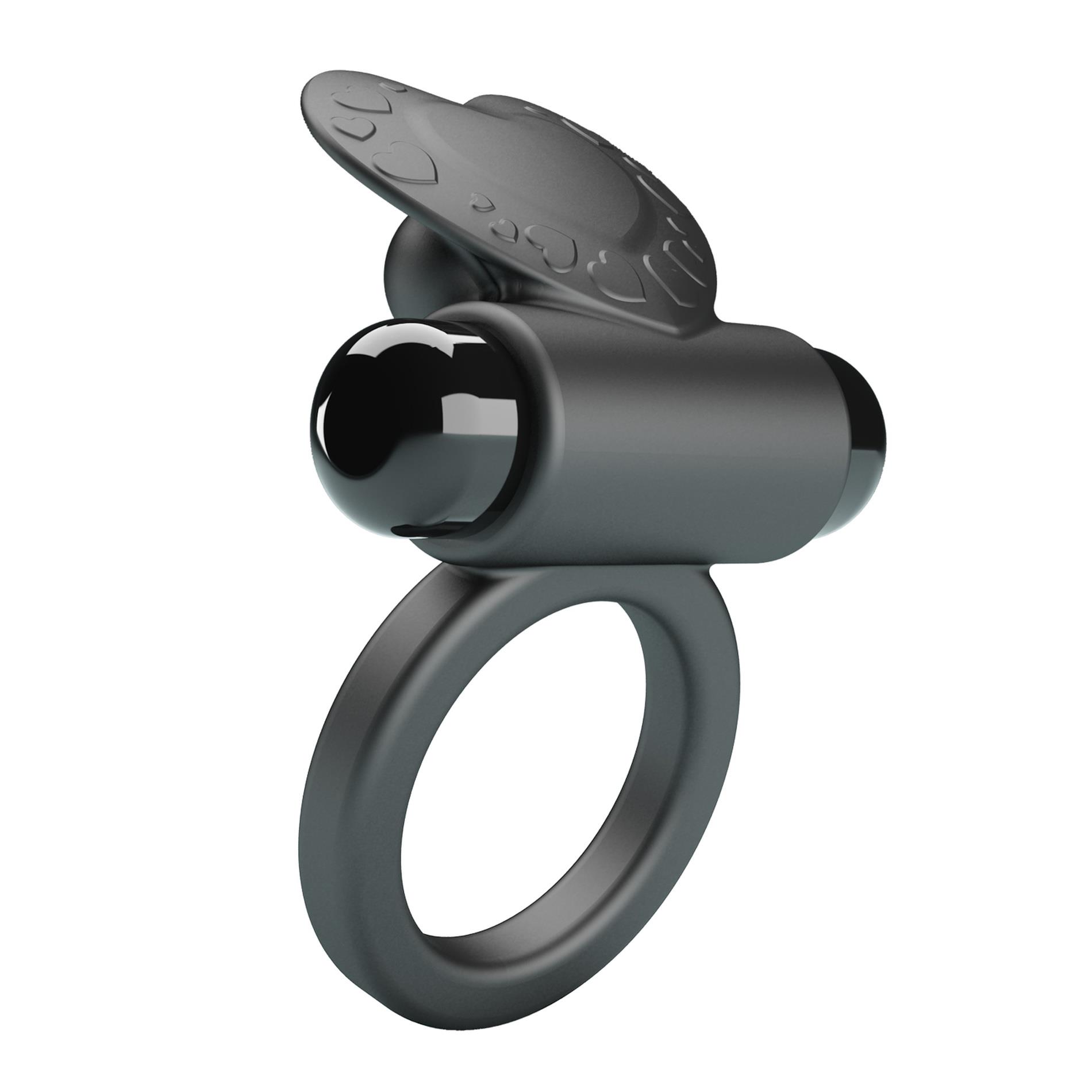 Pretty Love - Vibrant Penis Ring Debonaire Black, 10 Vibration Functions